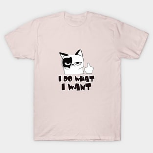 Cat I Do What I Want T-Shirt